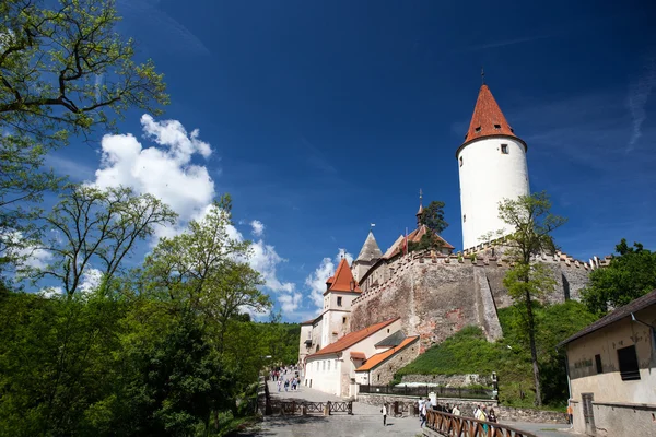 Krivoklat kasteel in de Tsjechische Republiek — Stockfoto