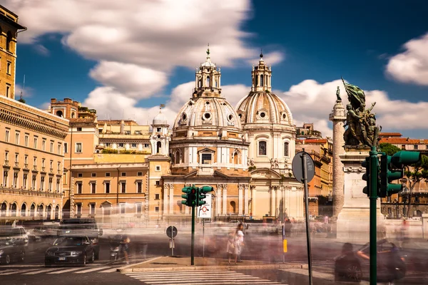 Blick auf das historische Zentrum von Rom, Italien — Stockfoto