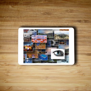 Tablet medya teknoloji kavramı