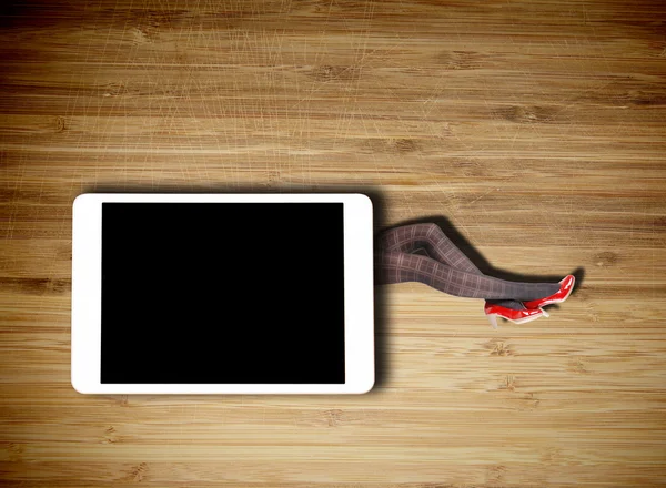 Tablet it technology concept — Stock Photo, Image