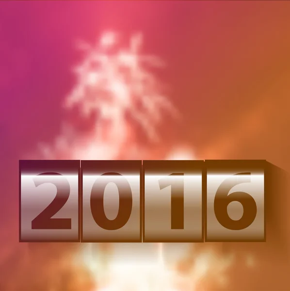 Happy new year 2016 — Stock Photo, Image