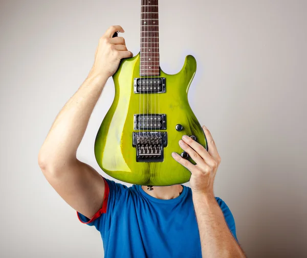 Elektrische gitaar speler — Stockfoto