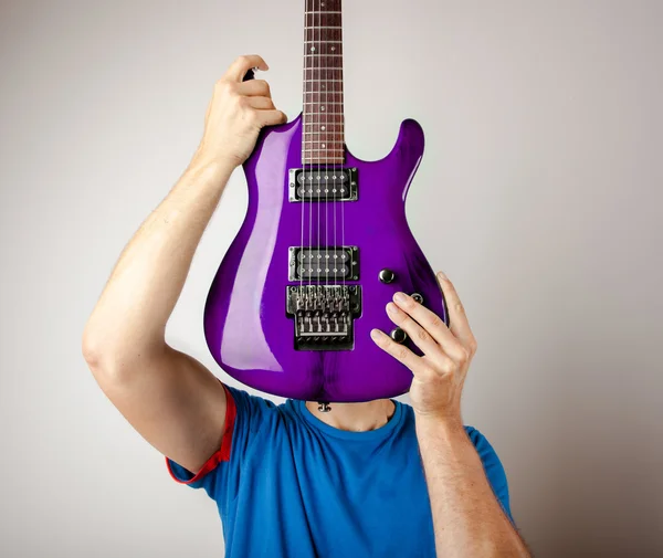 Elektrische gitaar speler — Stockfoto
