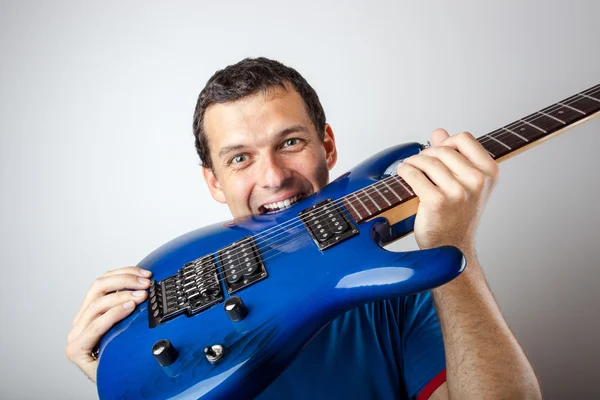 Elektrische gitaar speler — Stockfoto