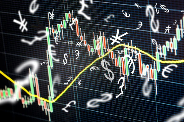 Negociação Forex — Fotografia de Stock