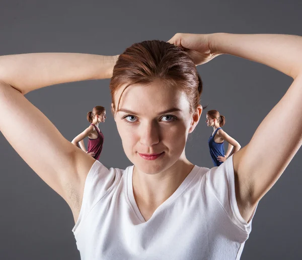 Good and Bad Whispering Concept — Stock Photo, Image