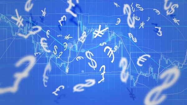 Forex trading background — Stock Photo, Image