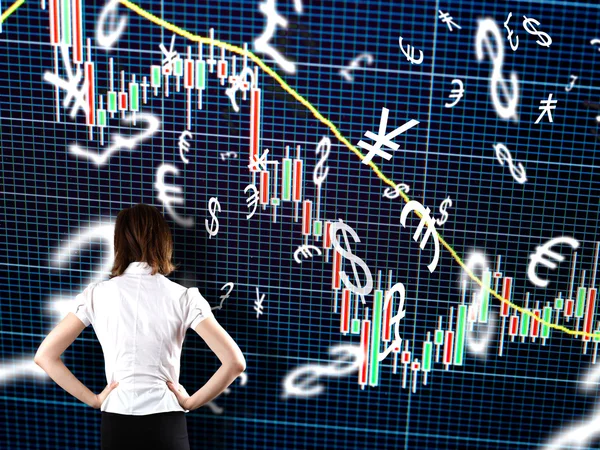 Forex trading business concept — Stock Photo, Image