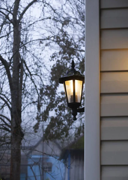 Old Street Lamp Evening — Stock Photo, Image