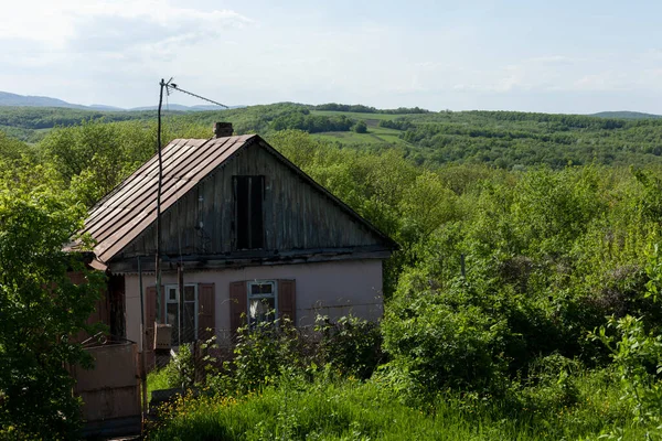 Altes Verlassenes Haus Dorf — Stockfoto