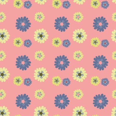 Küçük çiçeklerdeki basit şirin desen. Sefil şık Millefleur 'lar. Çiçeksiz elbise, imalat, duvar kağıtları, baskı, hediye paketi ve koleksiyon defteri.