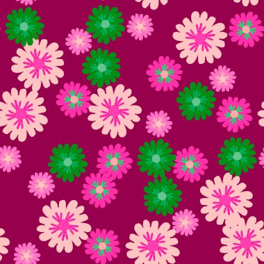 Küçük çiçeklerdeki basit şirin desen. Sefil şık Millefleur 'lar. Çiçeksiz elbise, imalat, duvar kağıtları, baskı, hediye paketi ve koleksiyon defteri.