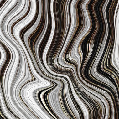 Altın damarlı soyut siyah mermer arkaplan