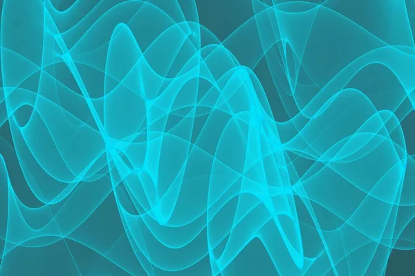 Soyut modern dinamik stil mavi dekoratif dalga afişi arkaplanı.