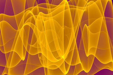 Soyut modern dinamik stil kırmızı ve sarı desenli dalga pankartı arka planı.