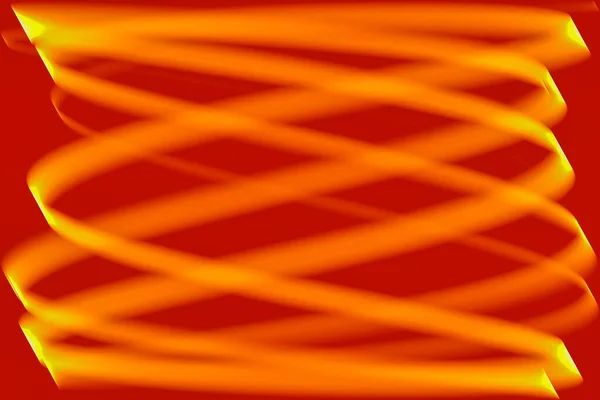 Abstract Modern Dynamic Stylish Red Yellow Decorative Pattern Wave Banner — Stock Photo, Image