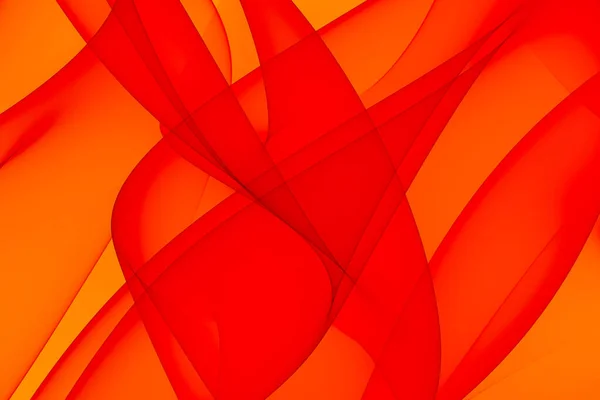 现代动态风格的红色和黄色装饰图案波幅背景 — 图库照片