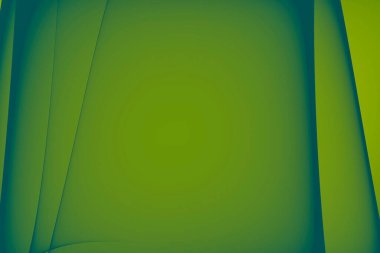 Soyut modern dinamik stil yeşil ve sarı desenli afiş arkaplanı.