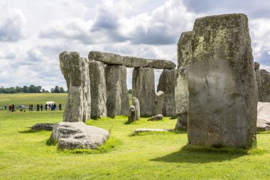 Stonehenge anıt yakınındaki Salisbury, Wiltshire, İngiltere