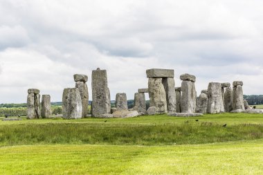 Stonehenge anıt yakınındaki Salisbury, Wiltshire, İngiltere