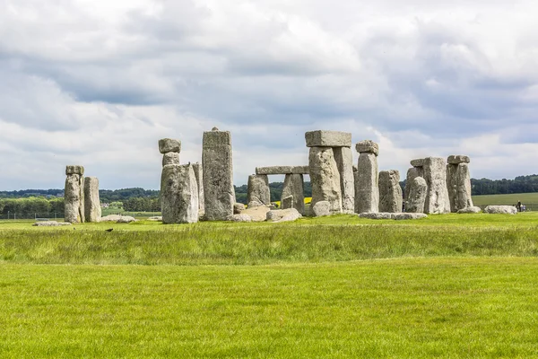 Stonehenge anıt yakınındaki Salisbury, Wiltshire, İngiltere — Stok fotoğraf