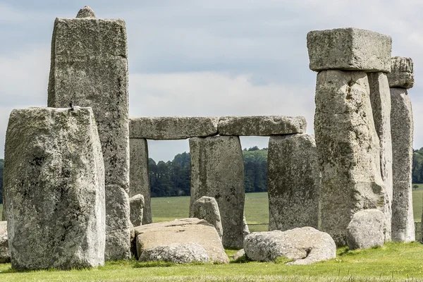 Stonehenge emlékmű közelében Salisbury, Wiltshire, Egyesült Királyság — Stock Fotó