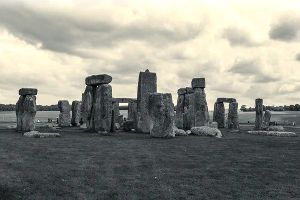 Stonehenge bei salisbury, wiltshire, uk. Jahrgangsfoto. — Stockfoto