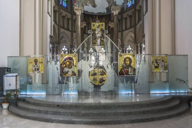 İç katedral Aziz Olga ve Elizabeth, Lviv, Ukrayna