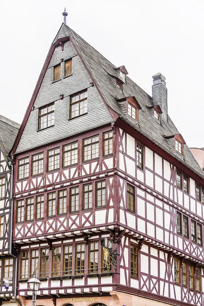 Romerberg (Romerplatz), Francoforte sul Meno, Germania — Foto Stock