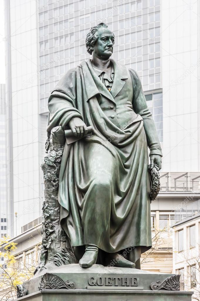 Statue of Goethe in Frankfurt, Germany