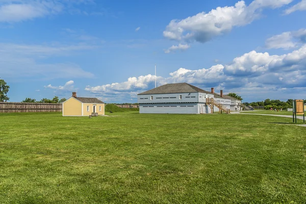 Fort George Narodowego zabytkowej witryny, Ontario, Kanada — Zdjęcie stockowe