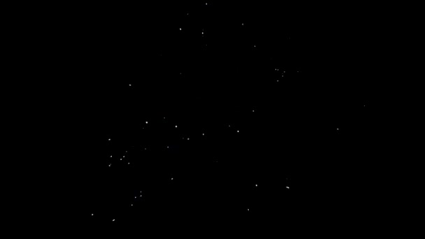 Феєрверк світло на небі — стокове відео
