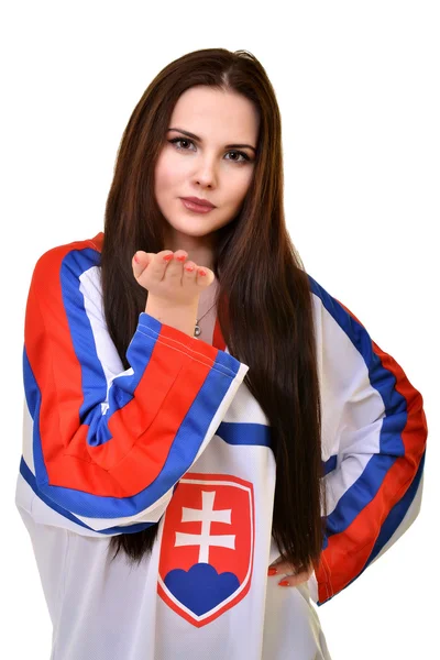 Abanico eslovaco femenino — Foto de Stock