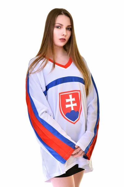 Slovakiska sport Fan — Stockfoto