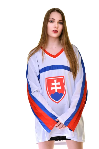 Slovakiska sport Fan — Stockfoto