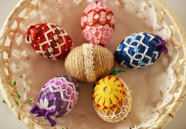 Easter eggs handmade — Stock Photo, Image