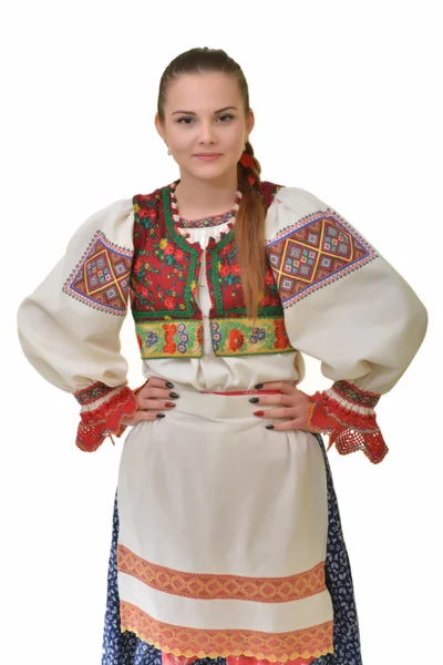 Молодой словацкий танцор — стоковое фото