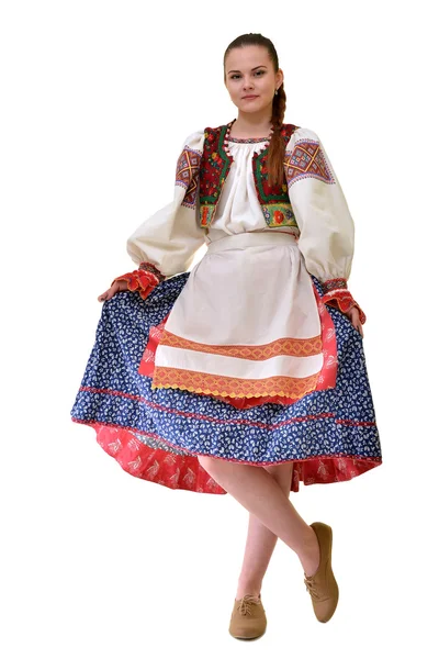 Молодий словацьких танцюрист — стокове фото