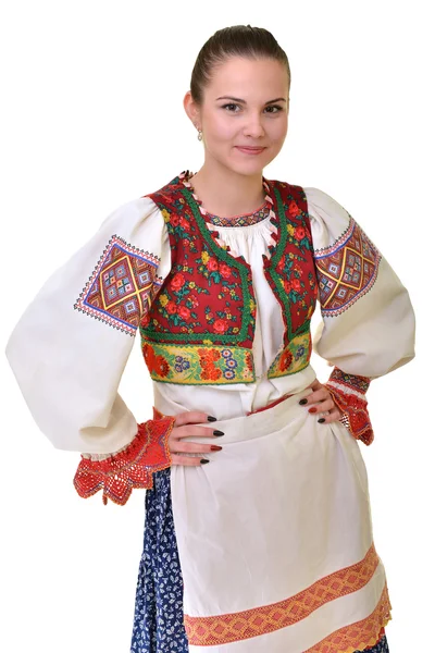 Jovem bailarina eslovaca — Fotografia de Stock