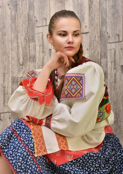 Szlovák folklór jelmez — Stock Fotó