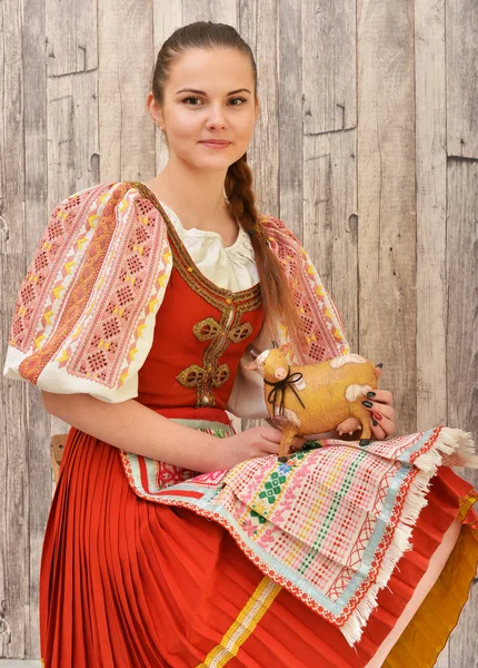 Szlovák folklór jelmez — Stock Fotó