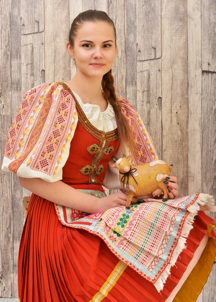 Slowakische Tracht — Stockfoto