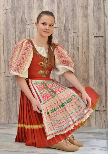 Szlovák folklór jelmez — Stock Fotó