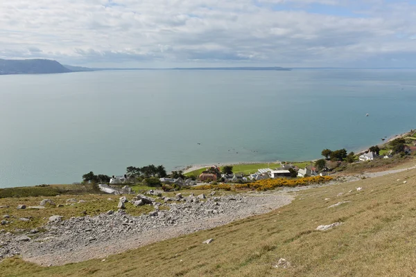 Краєвид краєвидом з великим Orme — стокове фото