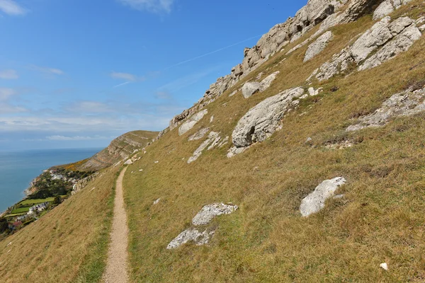 Uitzicht van het landschap van de Great Orme Llandudno — Stockfoto