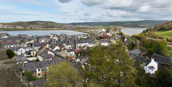 Berömda Conwy Castle — Stockfoto