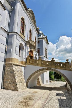 Halic castle in Slovakia. clipart