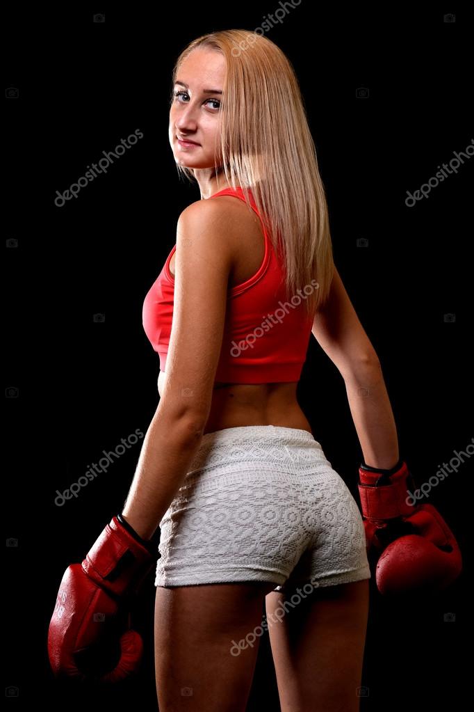 Sexy boxing girl