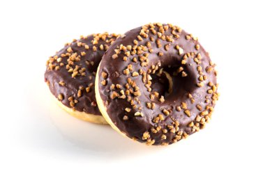 Yeni pişmiş çikolatalı çörekler. 