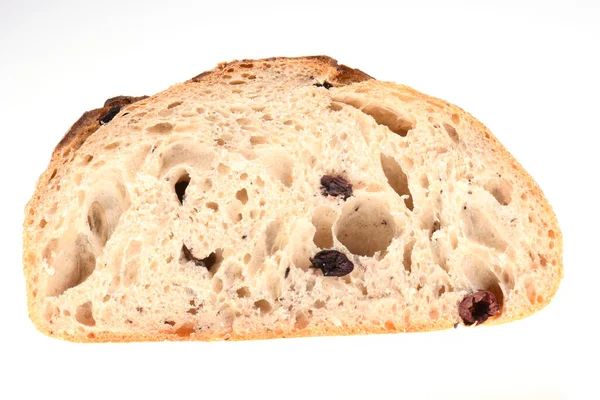 Хліб Цільнозернового Хліба Ізольований Білому — стокове фото
